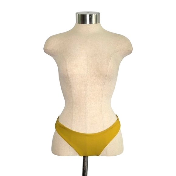 NWT L*Space Rosemary Bitsy Cut skimpy bikini bottom size S chartreuse green - Picture 5 of 12